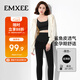 嫚熙（EMXEE）【新品】超皮孕婦鯊魚打底褲孕婦裝夏季新款提臀孕婦褲瑜伽褲 