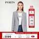 PORTS寶姿春夏新品女裝長袖中長夾克ALM8J018MFQ085 灰色 XXS (0)