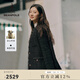 beanpole 濱波春秋女士粗花呢智性風(fēng)單西外套 黑色 S 160/84A
