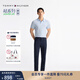 TOMMY HILFIGER【輕薄感】25秋冬男免燙易打理色丁直筒西褲長(cháng)褲休閑褲38911 藏青色DW5 -直筒版-正常拍 31 (2.4尺)