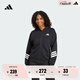 adidas馬思純同款易用系連帽外套女裝春季新款阿迪達斯官方輕運動 黑色     XL