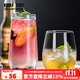 MUMUmojito莫吉托雞尾酒杯高級感調酒果汁杯ins風(fēng)家用冷飲玻璃水杯子 大號/矮胖款莫吉托杯【各1只】
