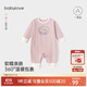 babylove嬰兒連體衣秋冬季加厚保暖衣服男女寶寶居家打底睡衣哈衣爬爬服