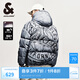 杰克·瓊斯（JACK&JONES）冬季新款NBA聯(lián)名湖人隊(duì)寬松LOGO刺繡裝飾連帽羽絨服男裝224412048 E40海軍藍(lán) S 170