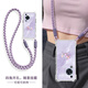 愛(ài)來(lái)也 適用華為暢享70Pro手機殼可斜挎背帶掛繩60x透明硅膠軟殼簡(jiǎn)約小馬文藝范女款保護套 透白K-跑馬水彩紫+斜挎長(cháng)繩B182 華為暢享70
