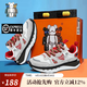 暴力熊（VIOLENTBEAR）男鞋2025秋季新款男運動(dòng)鞋網(wǎng)面透氣空氣閥爆米花復古休閑百搭女鞋 中國紅 40