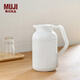 無(wú)印良品（MUJI）帶保溫功能 電水壺  燒水壺 家用 保溫壺 LA18CC0A 白色 1.7L