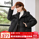 betu百圖女裝冬季羽絨服時(shí)尚洋氣短款外套百搭減齡羽絨服 黑色 S