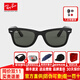 RayBan雷朋太陽(yáng)鏡墨鏡徒步旅行者方形舒適男女款開(kāi)車(chē)偏光太陽(yáng)鏡0RB2140F 偏光款901/58黑框綠色尺寸54