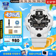 卡西歐（CASIO）黑金手表gshock黑白賽車冰韌運動時尚學生防水送男友七夕禮物腕表 GA-700-7A立體大表盤+防水鬧鐘