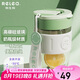 物生物（RELEA）玻璃杯水杯男女咖啡杯大容量吸管杯高硼硅茶杯學(xué)生杯子七夕節(jié)禮物