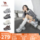 駱駝（CAMEL）老爹鞋銀色炫酷時(shí)尚增高厚底休閑鞋 L25S283005 銀色 38 