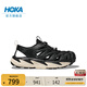 HOKA男女款夏季溯溪鞋霍帕拉 HOPARA「OG」輕便舒適緩震 黑色/石膏白 37