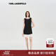 Karl Lagerfeld卡爾拉格斐2025夏季新款珠邊魚(yú)尾無(wú)袖連衣裙老佛爺M22E1367 黑色 XS （36）