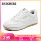 斯凱奇（Skechers）女鞋秋季厚底增高板鞋軟底百搭通勤休閑鞋平底鞋運動(dòng)鞋185160