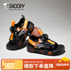 SNOOPY史努比童鞋男童涼鞋中大童男孩夏季露趾運(yùn)動(dòng)沙灘涼鞋4940黑桔37