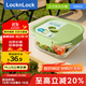 樂(lè )扣樂(lè )扣（locknlock）耐熱玻璃飯盒微波爐保鮮盒密封便當盒LNG522G_500ml
