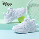 迪士尼（Disney）兒童跑步鞋男女童戶(hù)外春秋小白鞋中大童透氣運動(dòng)鞋 319雙網(wǎng)  30 