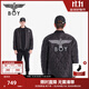 BOY LONDON【太空少年】秋季男女同款外套黑色老鷹棉服N29007 黑色 L