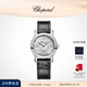 蕭邦（Chopard）Happy Sport 30mm黑色表帶精鋼腕表禮物