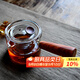 雅集側(cè)把壺耐熱玻璃過濾茶壺泡茶壺 耐熱煮茶器功夫茶具