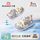 牧童寶寶學(xué)步鞋男孩2025夏季新款童鞋女童軟底包頭涼鞋鏤空透氣嬰兒鞋 奶油灰 20 鞋內(nèi)長(zhǎng)14.5cm