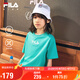 FILA KIDSx原田治聯(lián)名系列兒童短袖T恤2025夏季大童涼感上衣