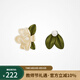 Jay梔子花耳釘女不對稱(chēng)耳環(huán)耳飾送教師節禮物