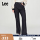 Lee427標準高腰喇叭五袋款磨毛清水洗女牛仔褲潮流