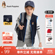 暇步士（Hush Puppies）【學(xué)院風(fēng)】童裝兒童男女大童秋季新款簡(jiǎn)約經(jīng)典版搖粒絨馬甲 藏藍 150