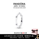 潘多拉（PANDORA）ME系列率性碎星戒指金色銀色情侶可疊戴教師節(jié)禮物 琺瑯工藝戒指 193089C01 56MM