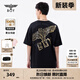 BOY LONDON【黑粉風(fēng)暴】短袖男女同款翅膀夏季黑色潮牌T恤N01911 黑印金N01911 經(jīng)典升級 XL