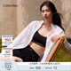 Calvin KleinJeans春秋女士純棉商務(wù)休閑通勤布標ck寬松職場(chǎng)白色襯衫J224436