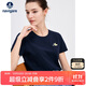 Navigare意大利小帆船女涼感簡(jiǎn)約時(shí)尚百搭圓領(lǐng)短袖T恤2325505507 深藍 XL 