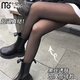 莫代爾打底褲女真透膚黑絲連褲襪女秋冬季高腰加絨加厚假透肉灰光腿神器 (黑透膚)踩腳 1條 均碼 【80-150斤】初冬加絨230克左右