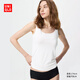 優(yōu)衣庫女裝AIRism背心/空氣衣吸汗速干打底衫內衣474004 00 白色 M /160/90