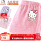 Hello Kitty兒童保暖褲棉女童秋褲寶寶棉褲秋冬暖暖褲內(nèi)穿加厚加絨打底褲子 深粉【A類 棉加絨】55536 150 適合145-155cm