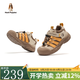 暇步士（Hush Puppies）童鞋新款兒童戶外運(yùn)動(dòng)鞋軟底輕便女童鞋透氣跑步休閑男童鞋子 HP5805004棕色款 39
