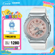 卡西歐（CASIO）G-SHOCK 冬日璀璨主題  GMA-S2100運動(dòng)女士手表防水手表 送女友 GM-S2100WS-7APR