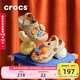 卡駱馳crocs貝雅兒童洞洞鞋男女童戶(hù)外包頭沙灘鞋拖鞋/207013/207012 茶色-212 35 (215mm)