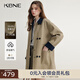KBNE巴恩風(fēng)卡其色風(fēng)衣外套女中長(zhǎng)款小個(gè)子大衣春秋新款氣質(zhì)外衣 卡其色 M