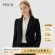 PRICH【零染】職場(chǎng)簡(jiǎn)約干練通勤西裝春秋新款收腰西服套裝女 19黑色西裝 L 165