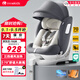 innokids兒童安全座椅嬰兒0-4-12歲汽車360度旋轉(zhuǎn)i-size認(rèn)證通風(fēng)IK18 豪華款霧凇灰(通風(fēng)加熱+遮陽罩)