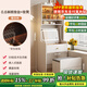雄蕊實(shí)木梳妝臺臥室中古風(fēng)化妝桌小戶(hù)型床頭桌柜一體收納置物柜 白色60cm實(shí)木妝臺+USB插座+妝凳 【包安裝】妝凳自行選擇