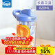 樂(lè )扣樂(lè )扣吸管杯水杯檸檬杯女生學(xué)生夏季塑料水壺大容量搖搖杯便攜塑料杯子 藍紫色820ml