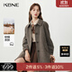 KBNE【全羊毛】毛呢外套小個(gè)子呢子大衣2025新款氣質(zhì)長(cháng)款秋冬女裝 咖啡色 S