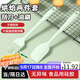 拜杰硅膠刮刀油刷食品級烘焙油刷燒烤調料刷耐高溫2件套20CM