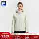 FILA 斐樂(lè )官方女士上衣兩件套2025冬新款健身運動(dòng)寬松連帽外套 淺粉灰-GY L 170/88A/L