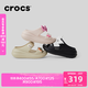 卡駱馳crocs經(jīng)典泡芙?jīng)鲂孢m耐磨坡跟泡芙鞋戶外拖鞋|207670 骨白色-2Y2(含智必星) 37 (230mm) 38
