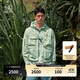 KOLON SPORT【預售】/可隆防風(fēng)夾克 男女同款戶(hù)外運動(dòng)防潑水露營(yíng)2合1休閑外套 LUJK5AT642-MT 薄荷綠 S 165/88A